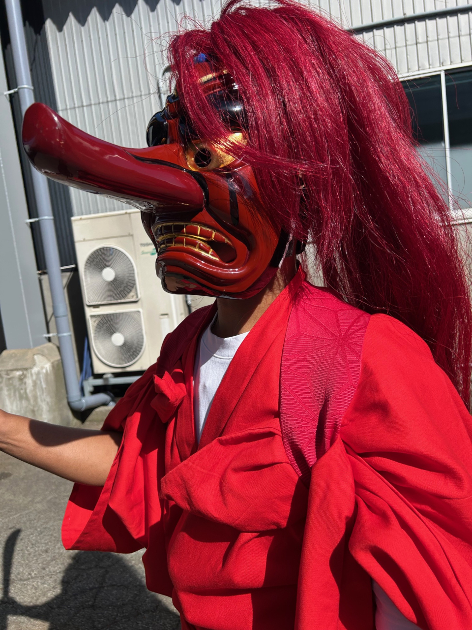 秋の祭礼大光寺地区猿田彦